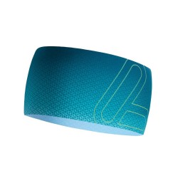повязка для головы Löffler Elastic Headband Wide OC Голубой коралл